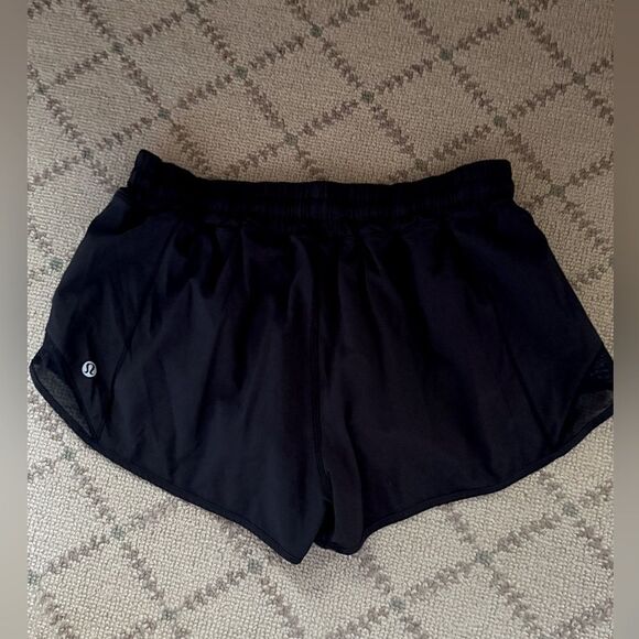 Lululemon black Speed Up high rise black running shorts 8 - Picture 2 of 10